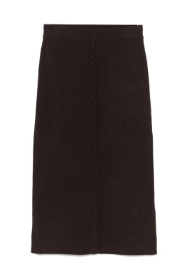 chocolate-brown-ribbed-skirt-with-buttons