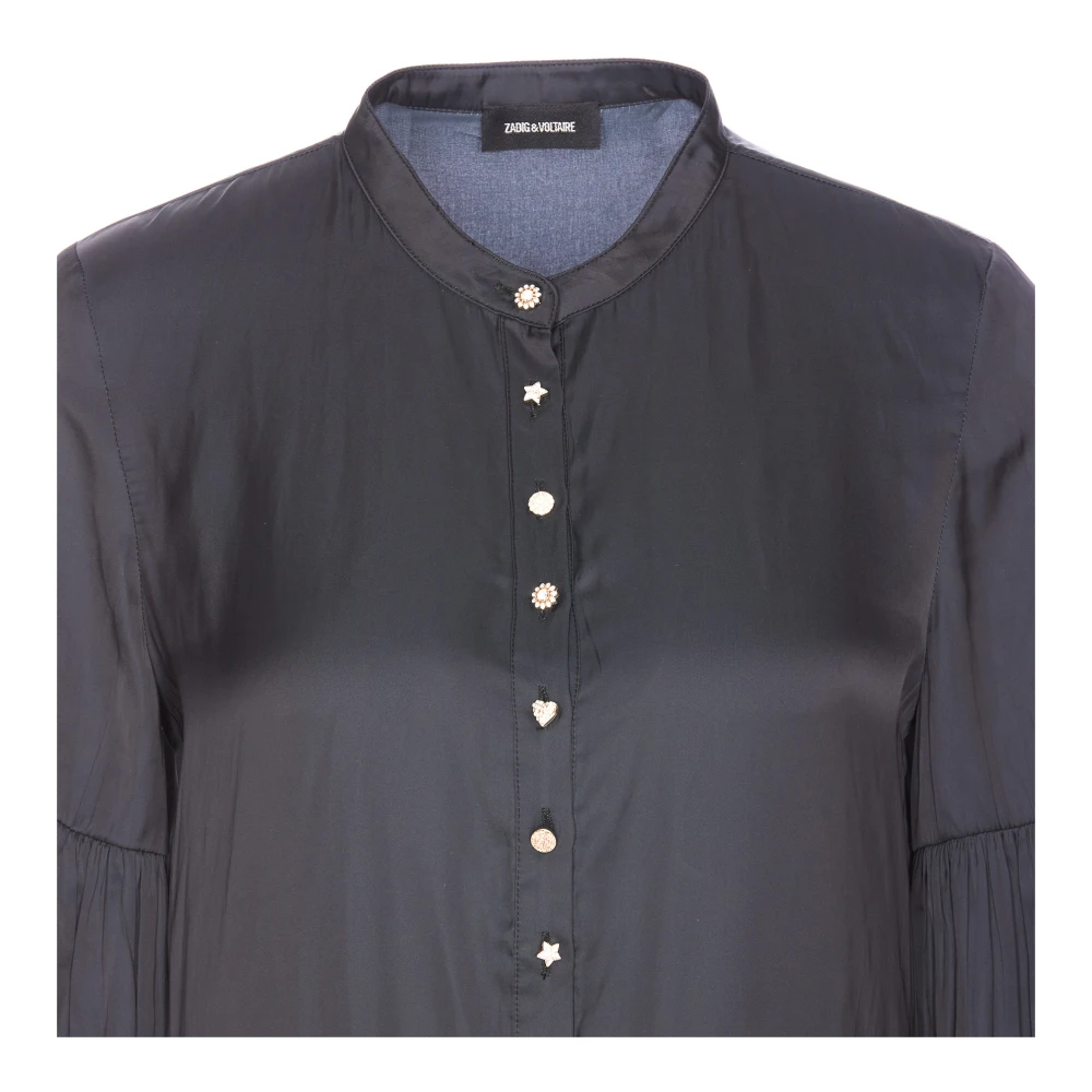 Zadig & Voltaire Zwart Stijlvol Shirt Black Dames