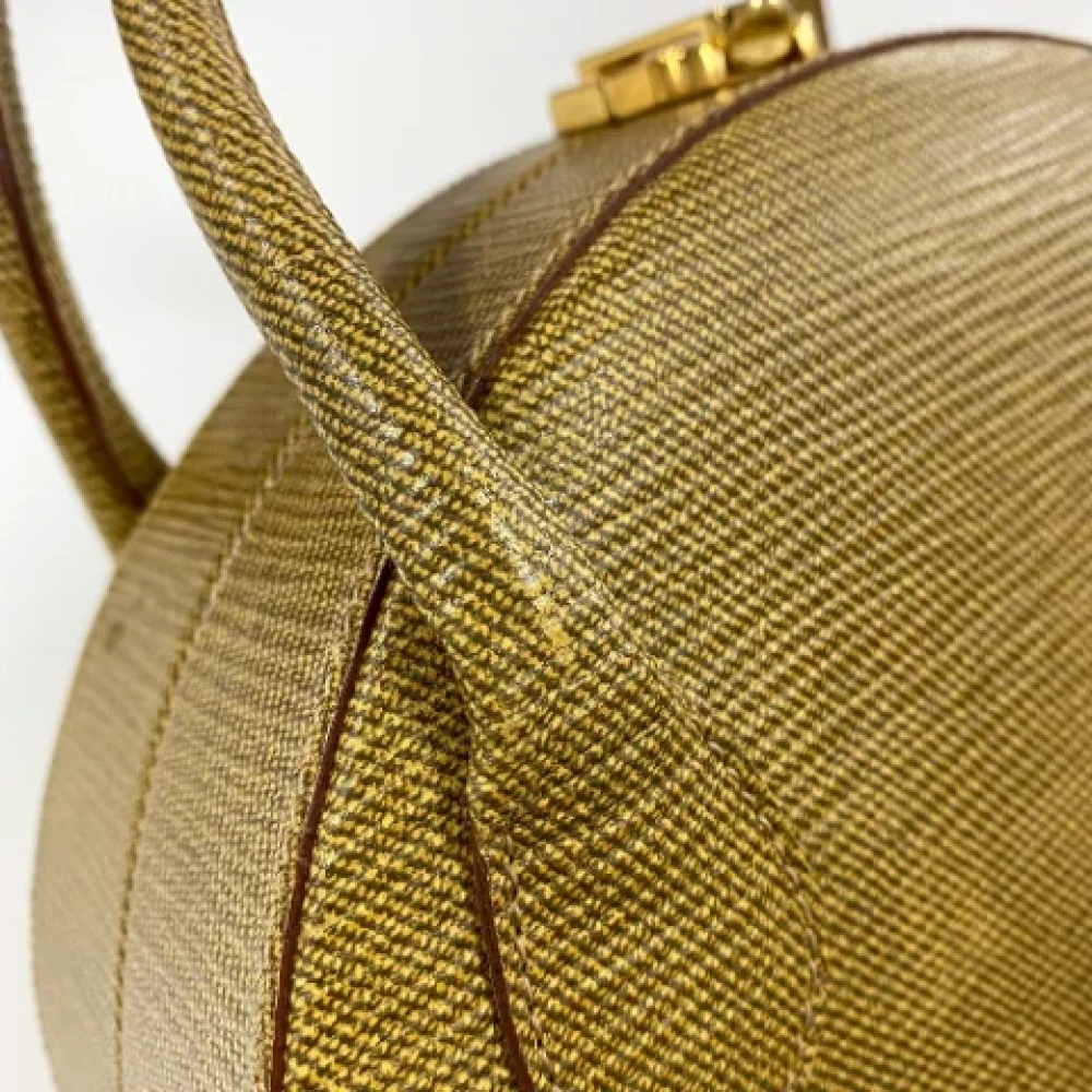 Fendi Vintage Pre-owned Leather fendi-bags Beige Dames