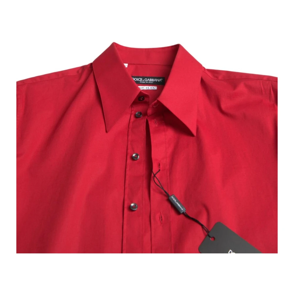 Dolce & Gabbana Polo Shirts Red Heren