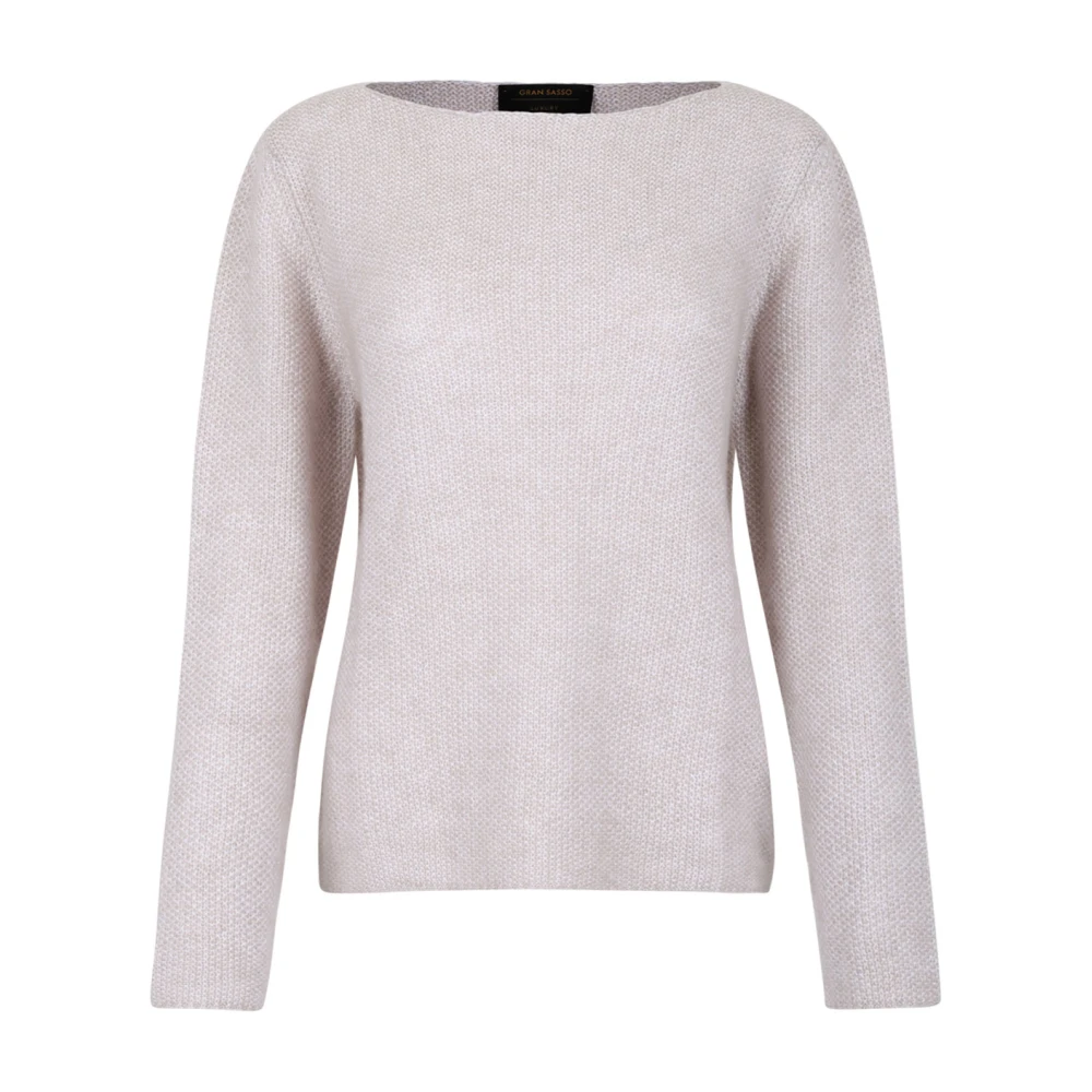 Gran Sasso Lichtroze boothals trui Pink Dames