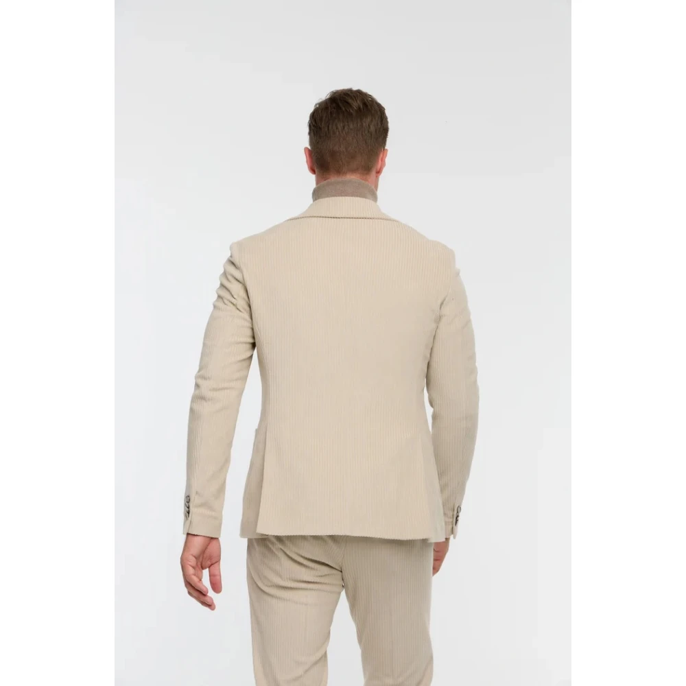 Zuitable Stijlvolle Heren Blazer Beige Heren