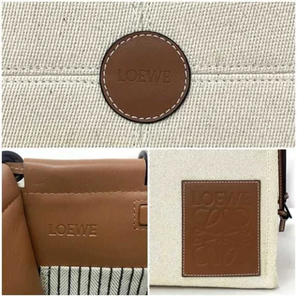 Loewe Pre-owned Fabric totes White Dames