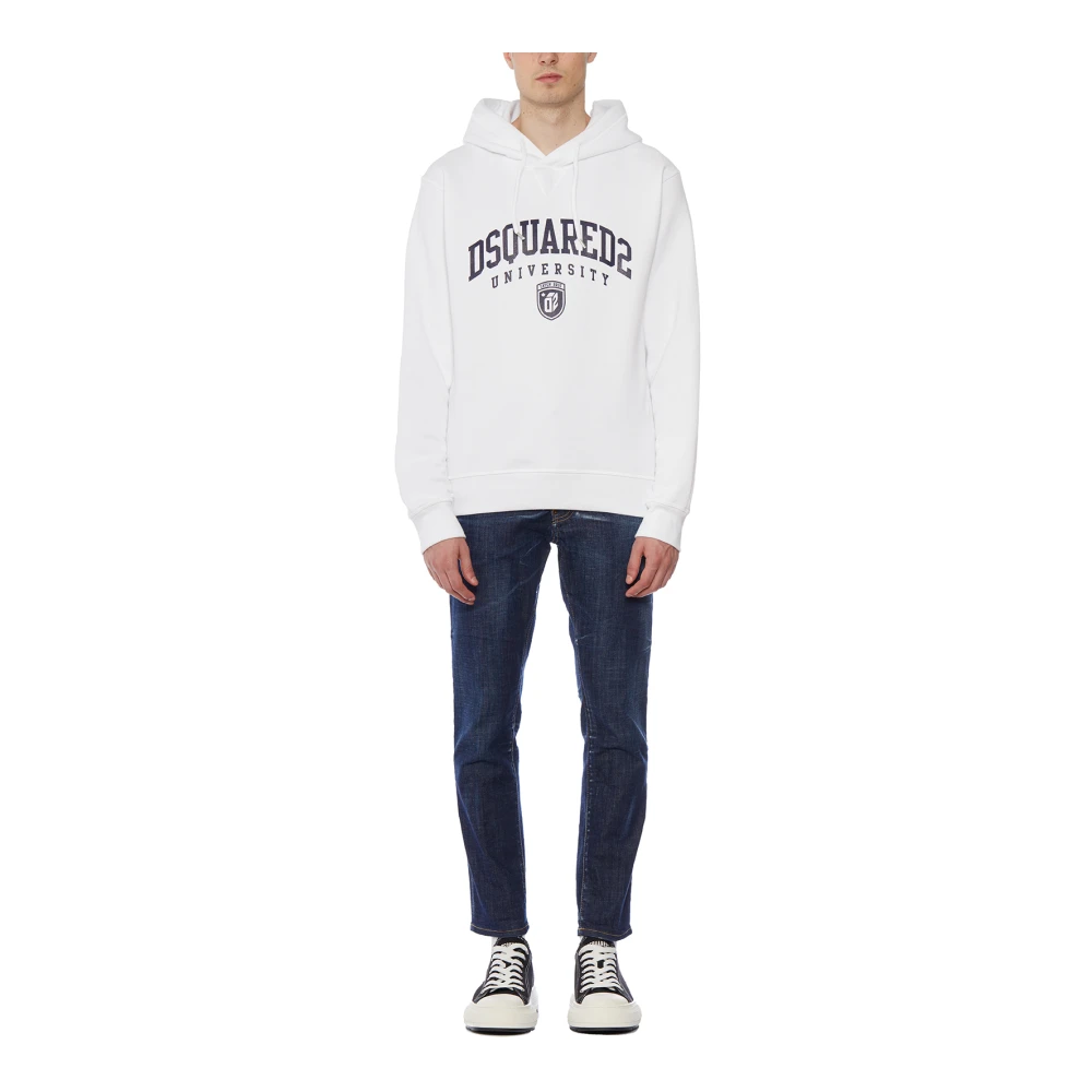 Dsquared2 Hoodies White Heren