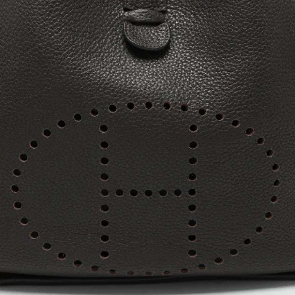 Hermès Vintage Pre-owned Leather shoulder-bags Brown Dames