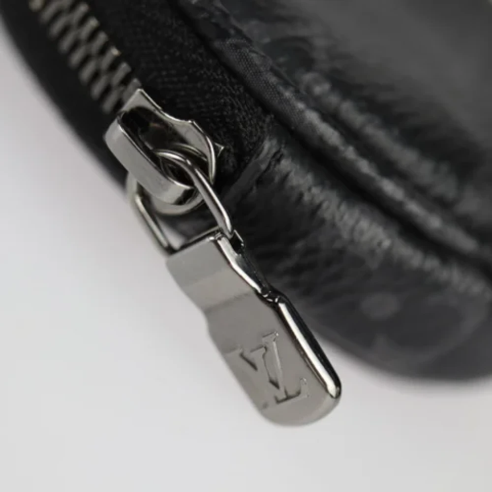 Louis Vuitton Vintage Pre-owned Leather wallets Black Heren
