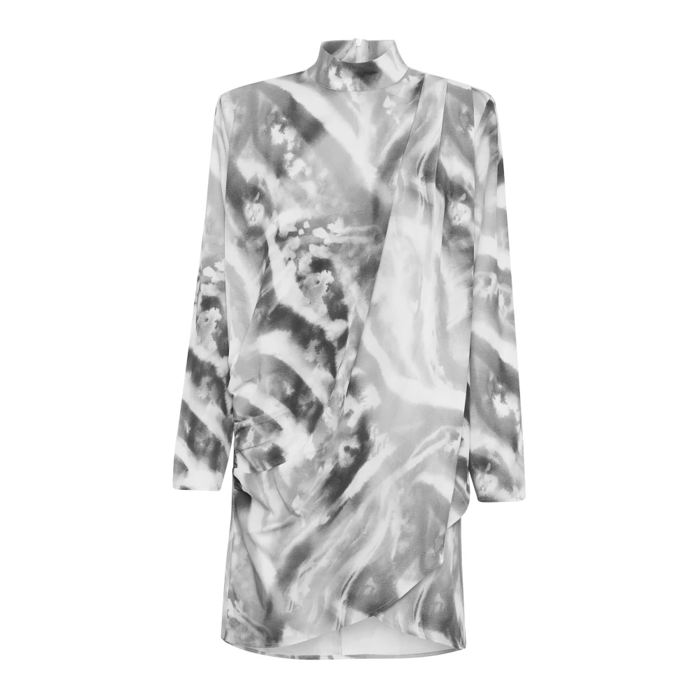 Gestuz Korte Jurk met Dierenprint Gray Dames