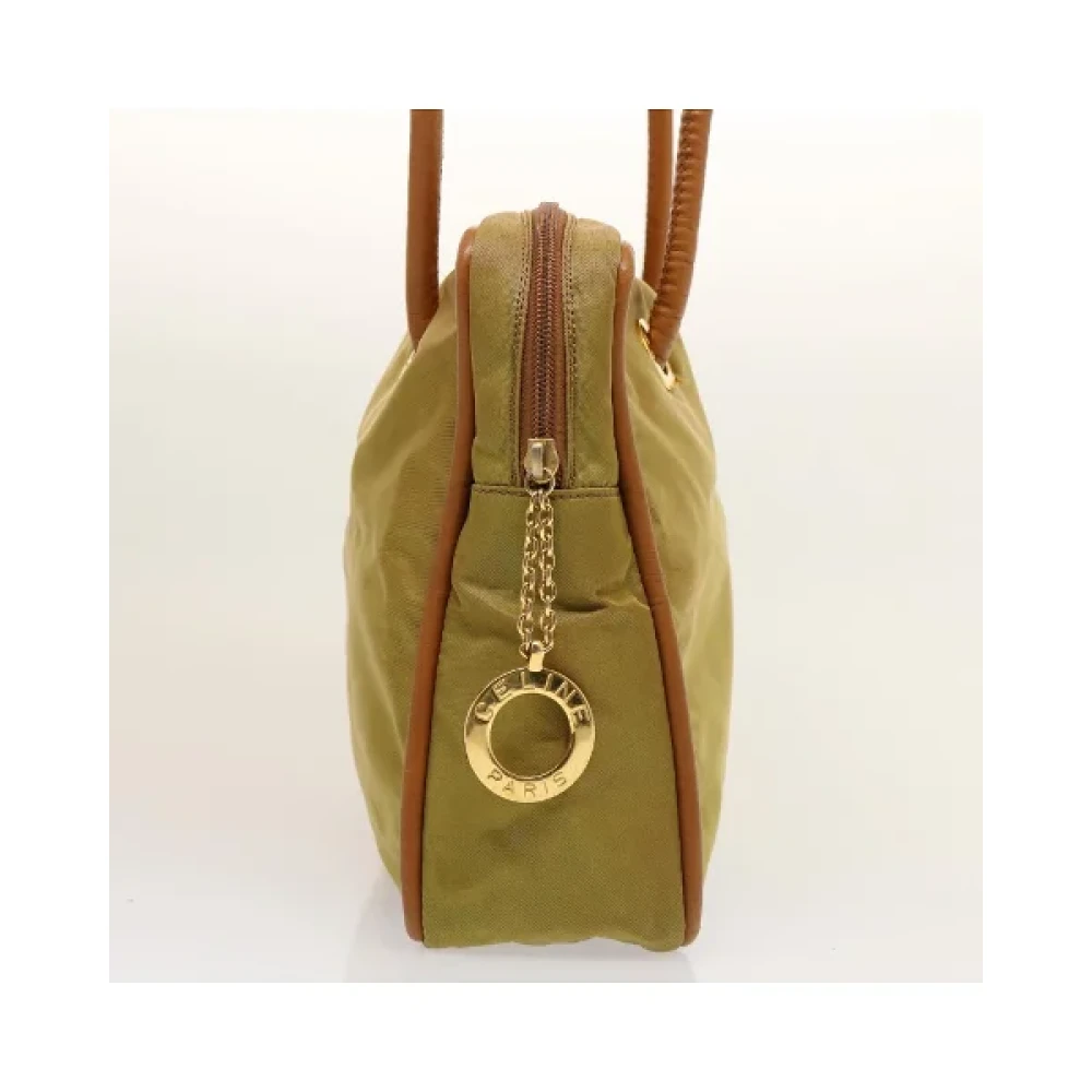 Celine Vintage Pre-owned Nylon celine-bags Green Dames