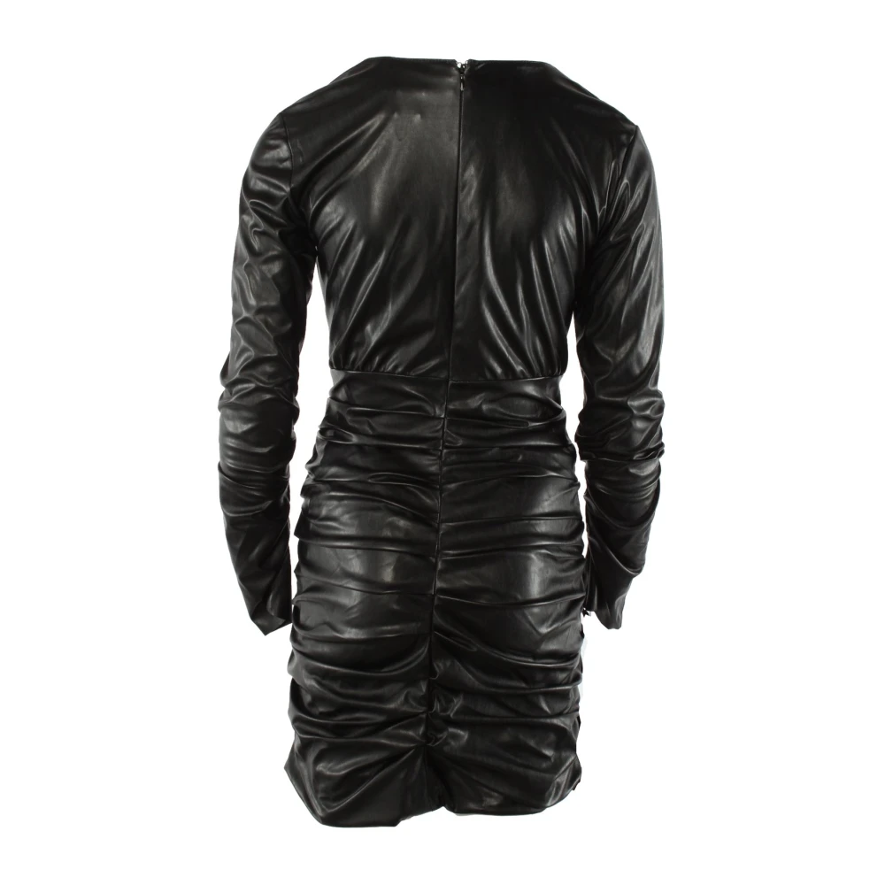 pinko Zwarte Jurk 100% Polyester Vrouwen Black Dames