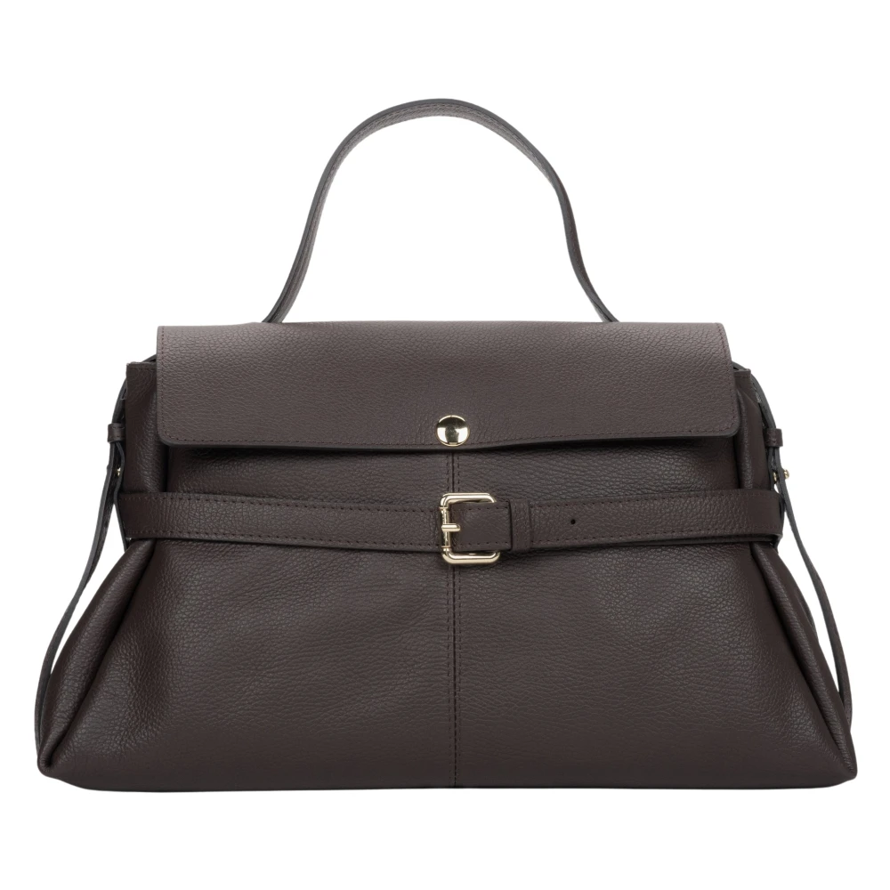 Estro Women's Brown Handbags, One Size, Leather Tote Bag