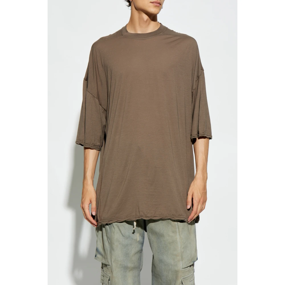 Rick Owens T-shirt Tommy Brown Heren