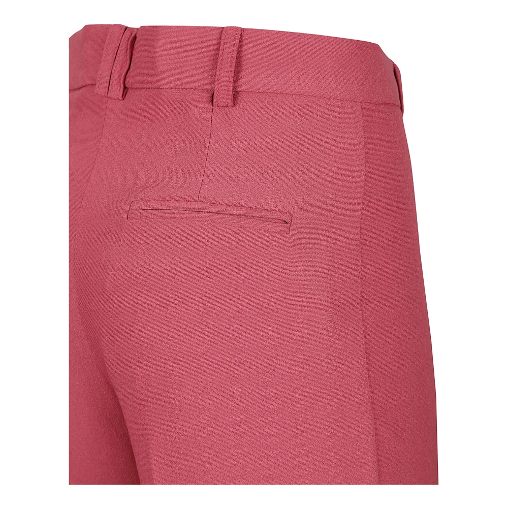 Hebe Studio Polyester Broek Made in Italy Red Dames