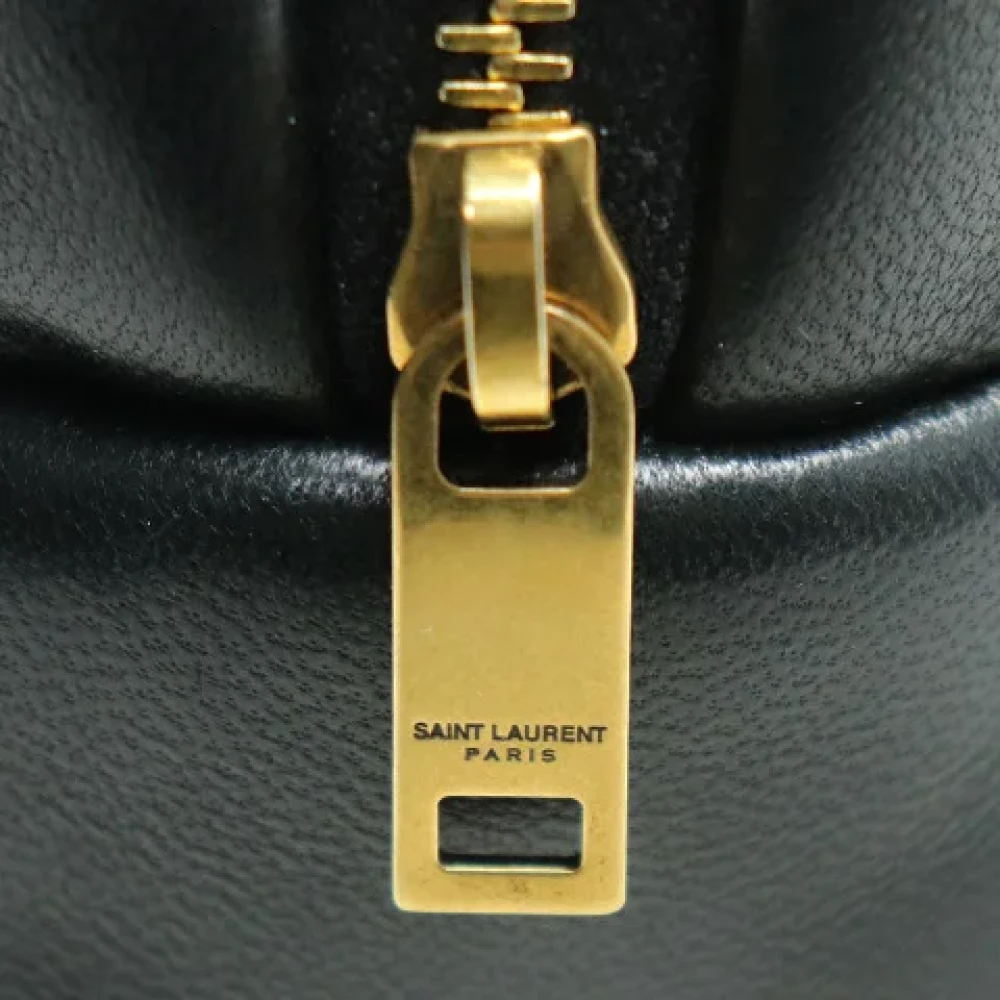Yves Saint Laurent Vintage Pre-owned Leather clutches Black Dames