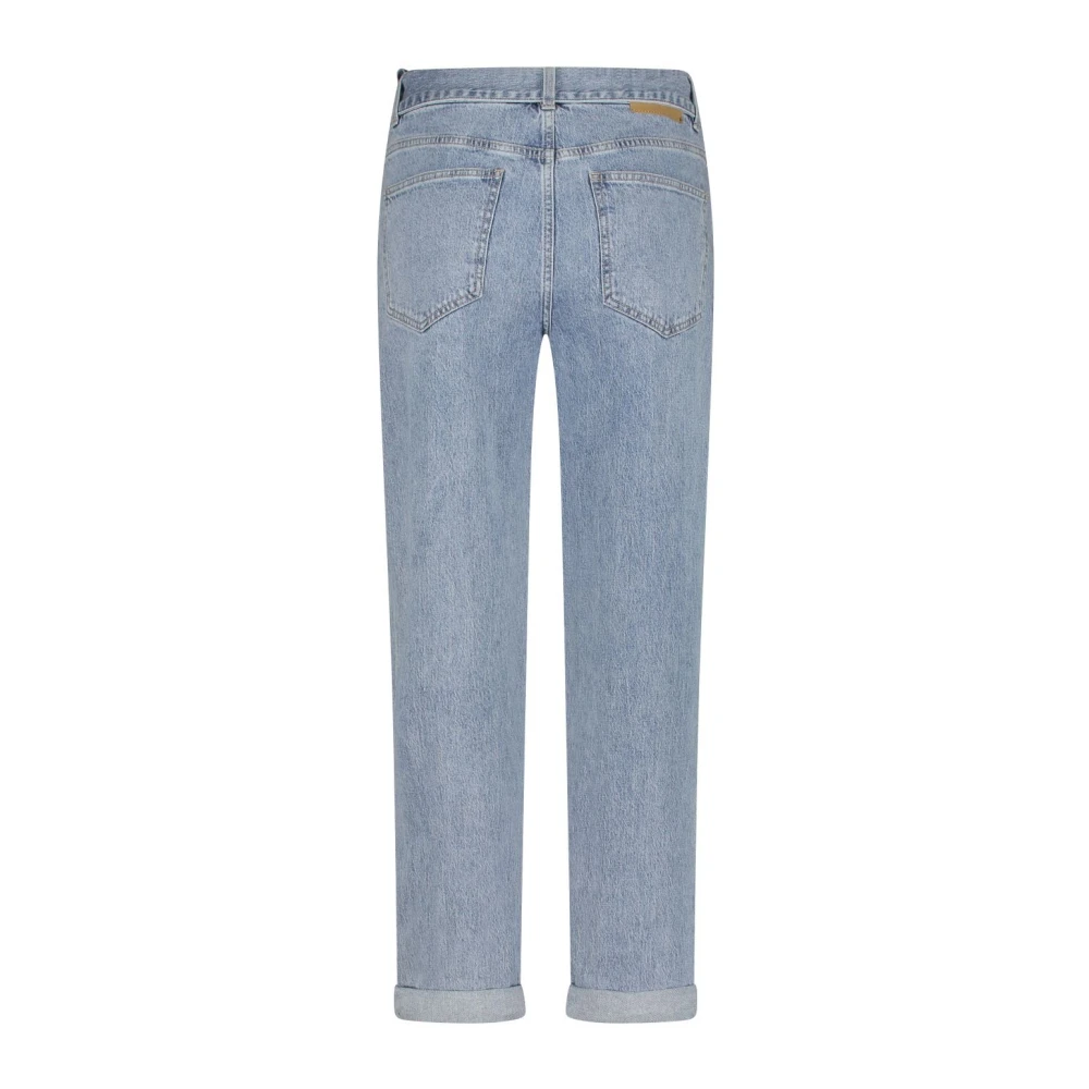 Red Button Stijlvol gebleekte jeans met riem Blue Dames