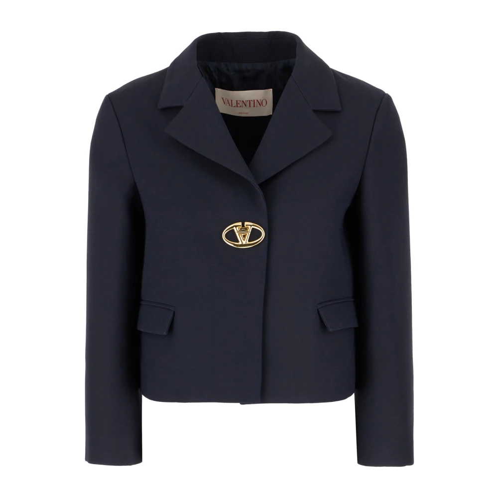 Valentino Garavani Stijlvolle Jassen & Vesten Collectie Blue Dames