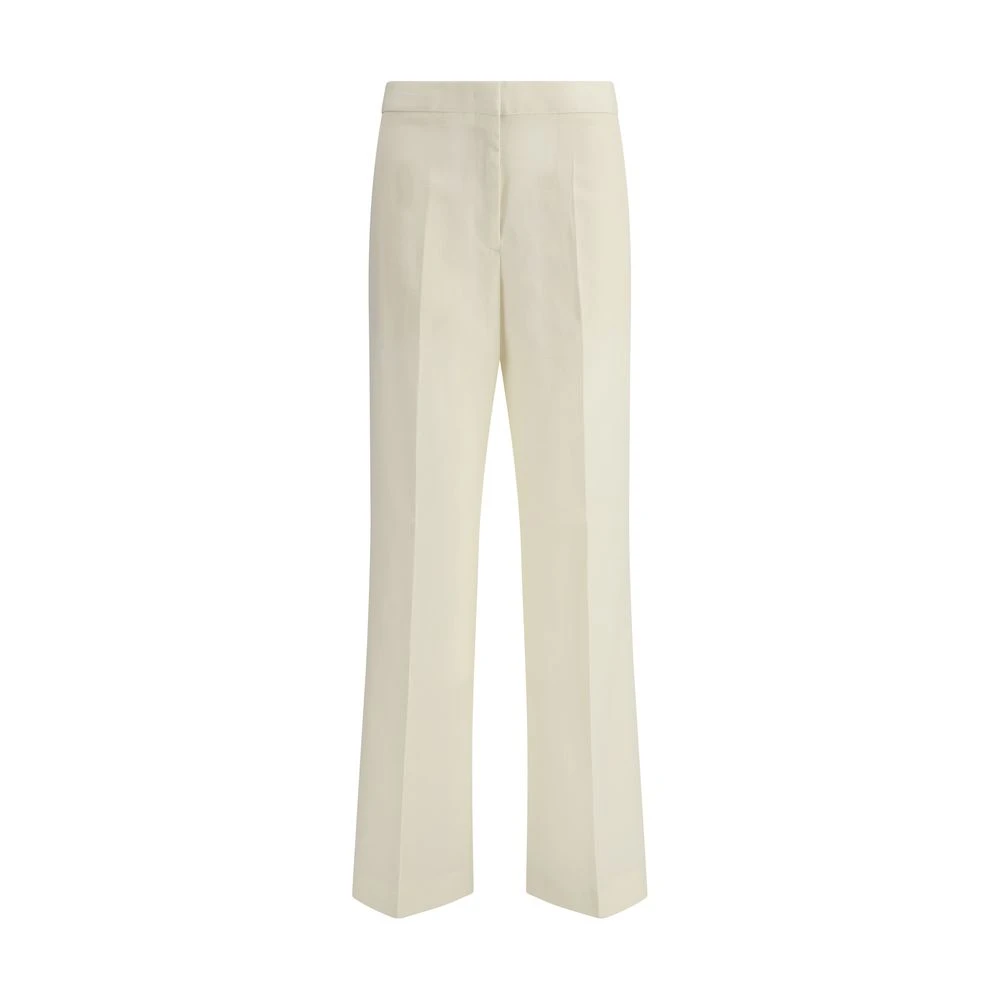 Fabiana Filippi Elegante Wollen Broek Beige Dames