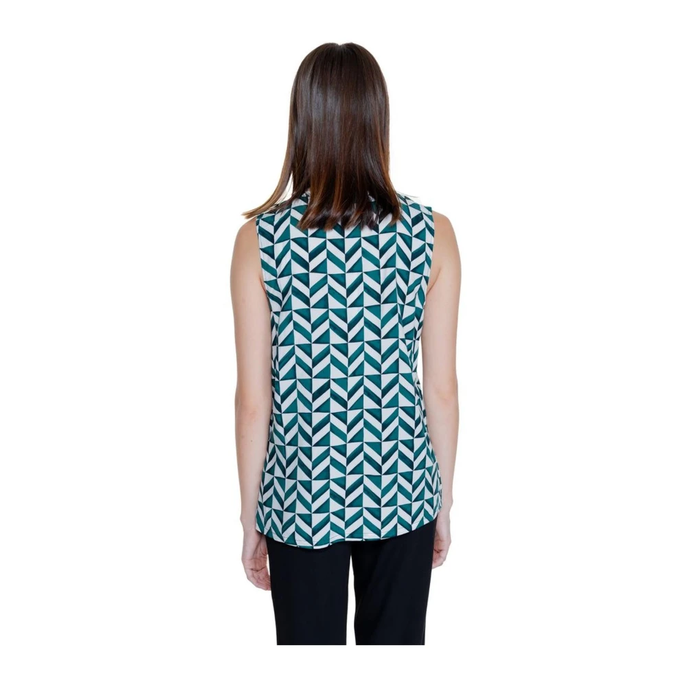 Street One Viscose Tank Top Collectie voor Vrouwen Green Dames