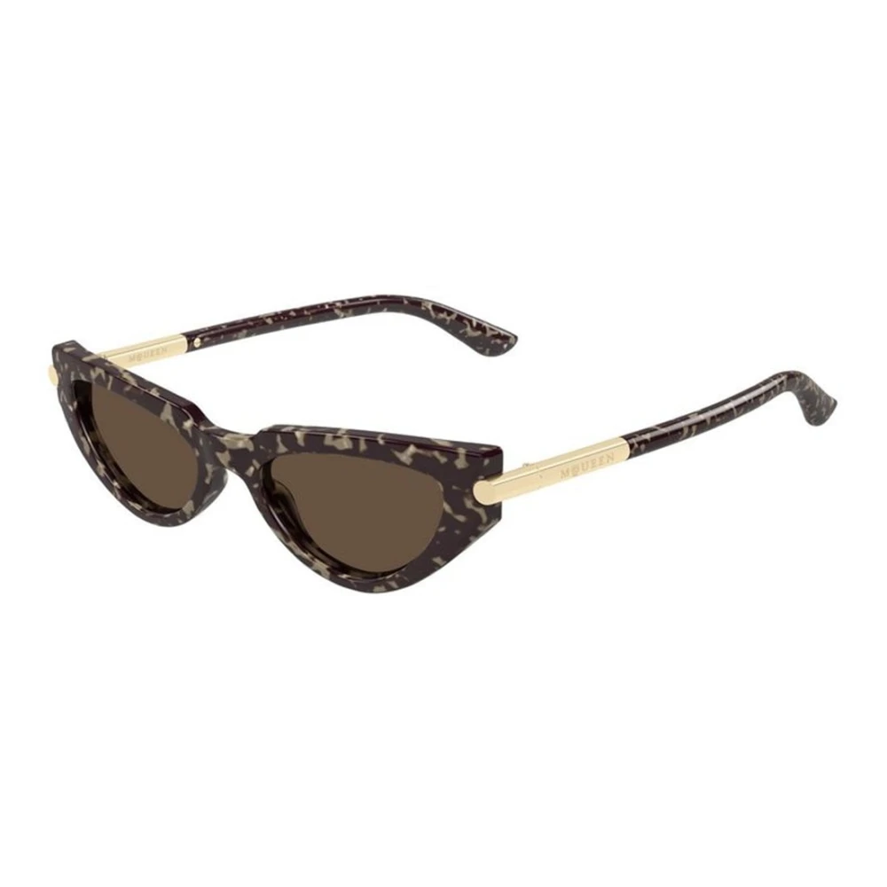 Alexander Mcqueen Women's Brown Sunglasses, 51 Mm, Cat Eye Sunglasses