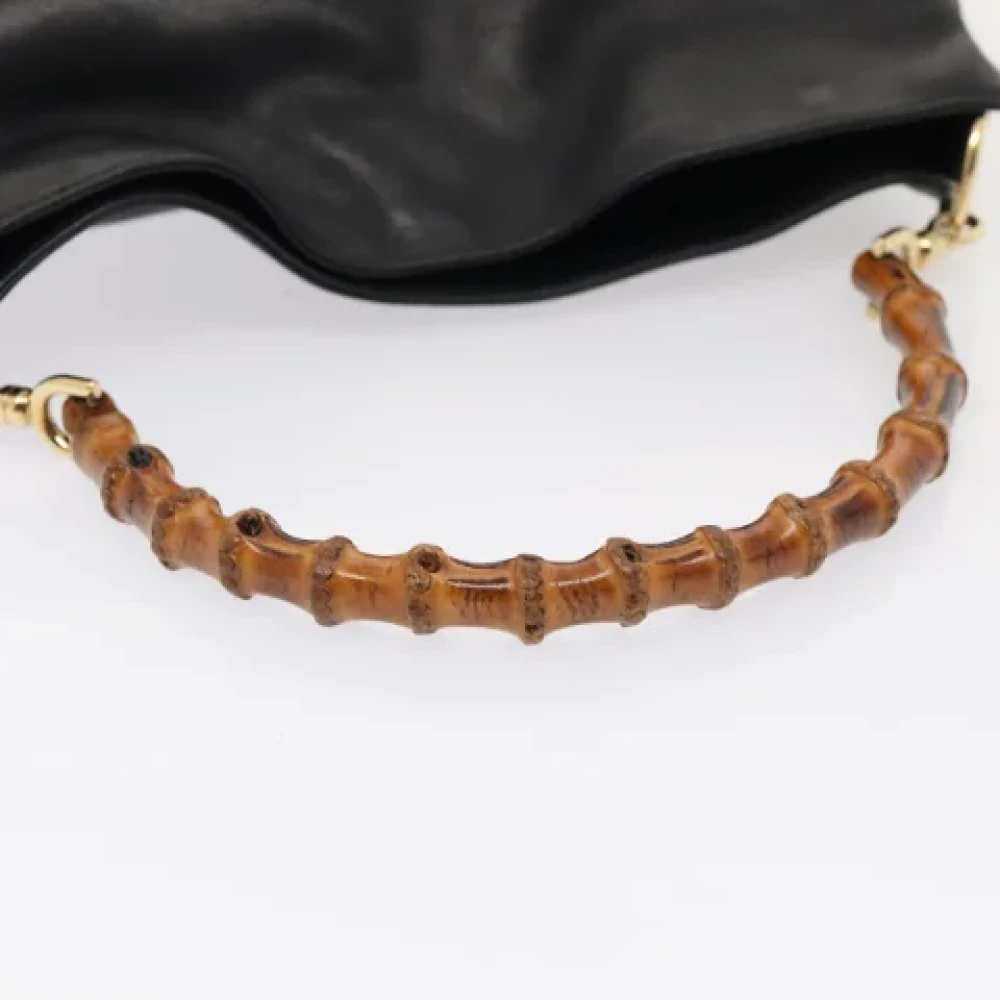 Gucci Vintage Pre-owned Leather handbags Brown Dames