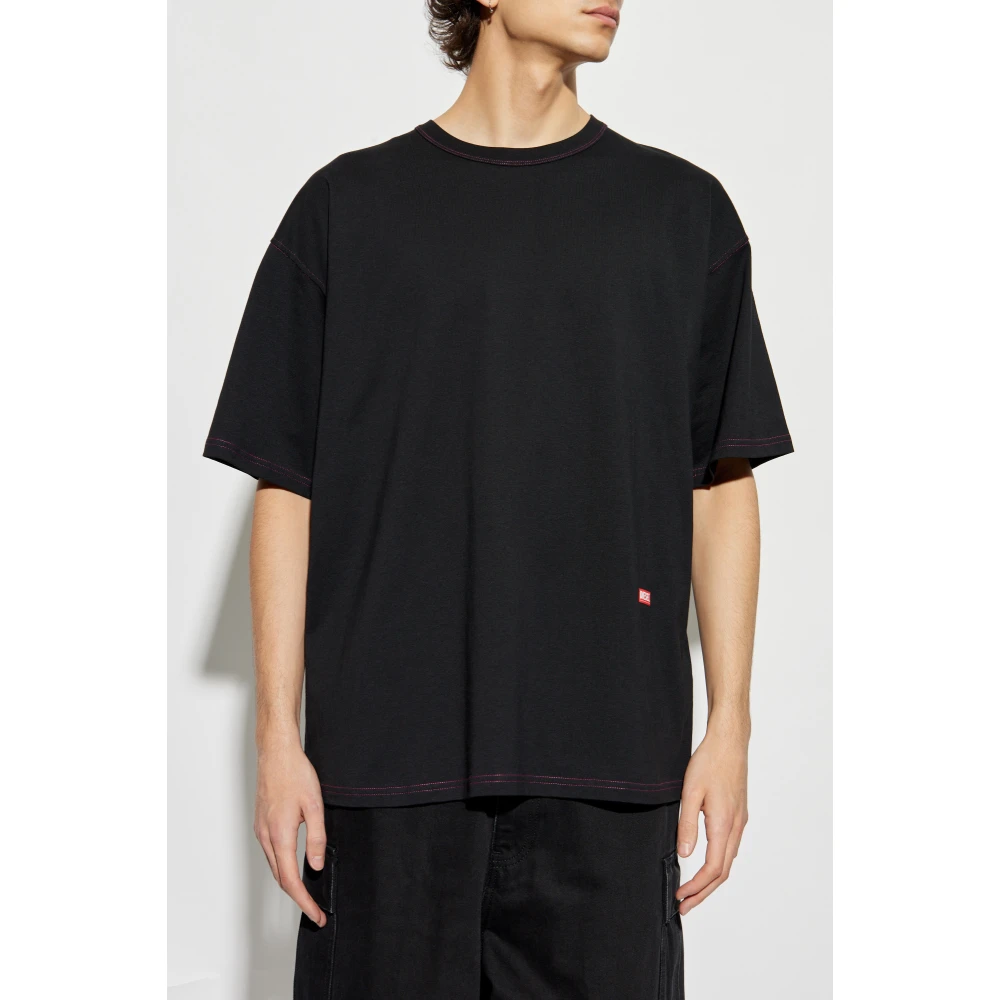 Diesel T-shirt T-Boxt-R18 Black Heren