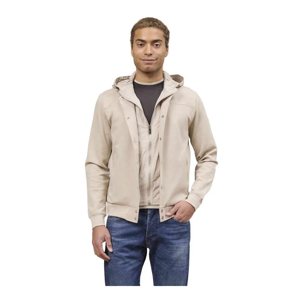 Hèskimo Herren Beige Jacken, Xlgröße: