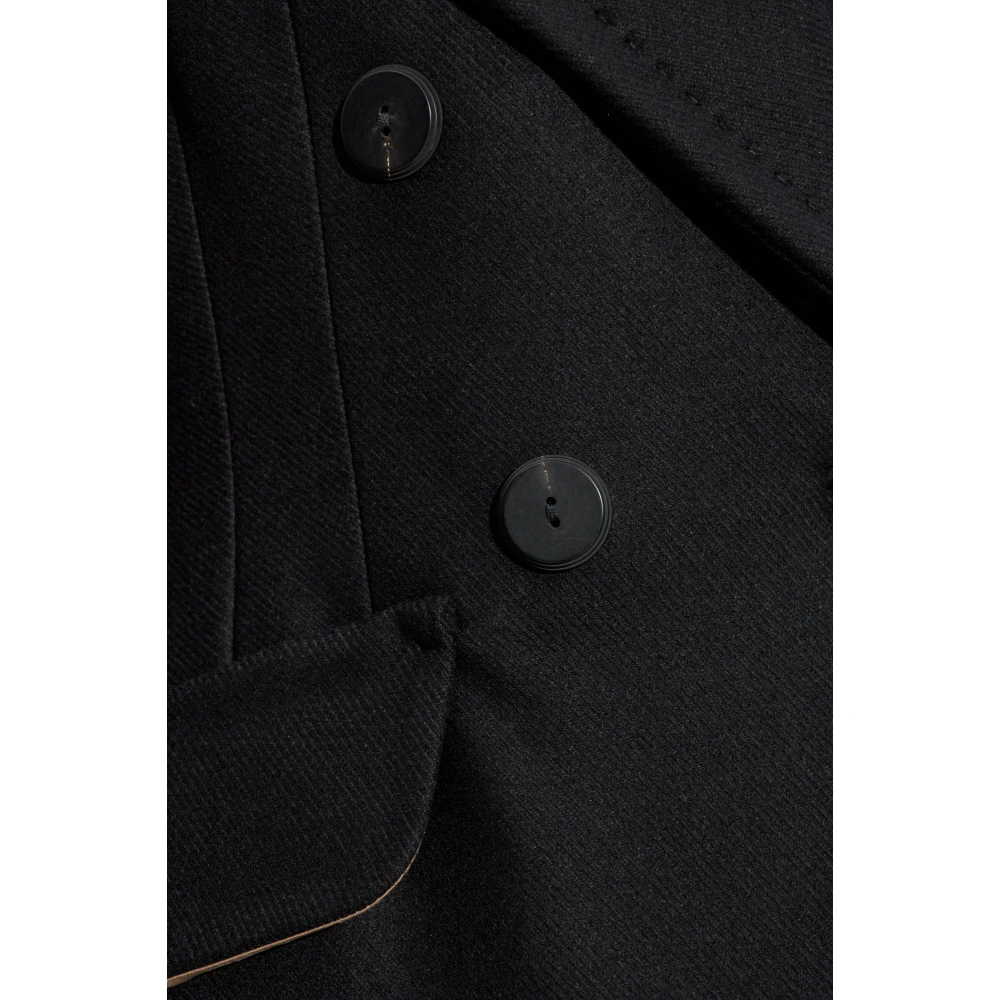 Max Mara Bouquet Coat Black Dames