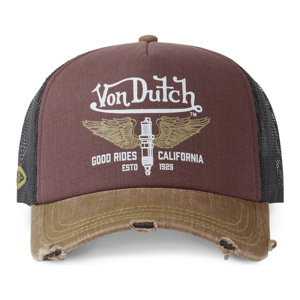 Von Dutch Granate Crew Trucker Cap Red Heren