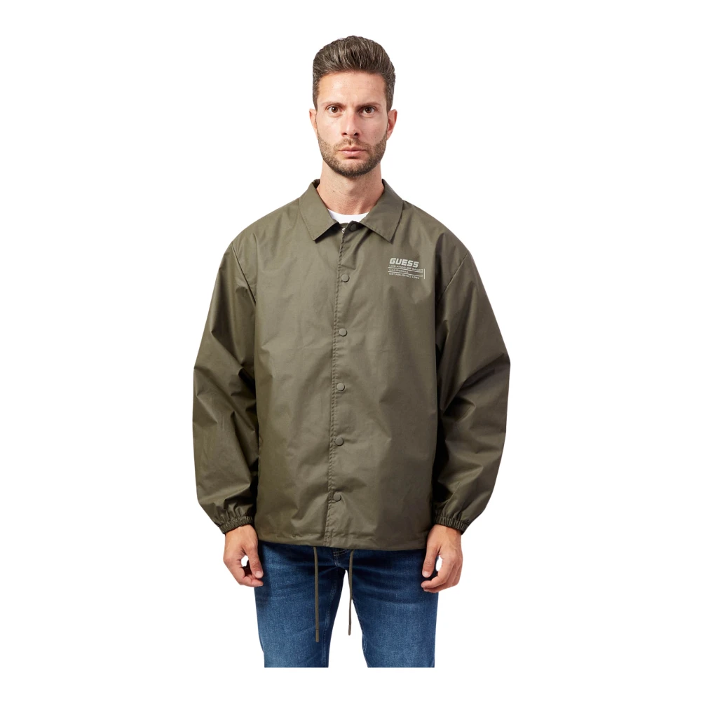 Guess Groene Technische Jas Green Heren