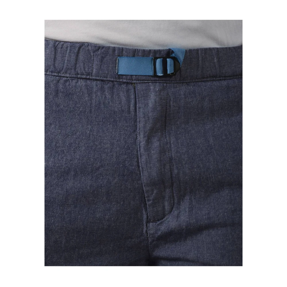 Daniele Alessandrini Katoenen Bermuda Saint Tropez Shorts Blue Heren