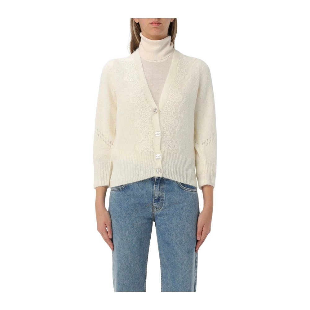 Liu Jo Spets Cardigan White, Dam