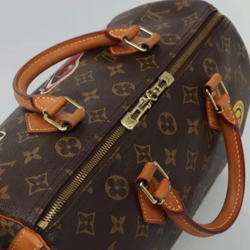 Louis Vuitton Vintage Pre-owned Canvas handbags Brown Dames