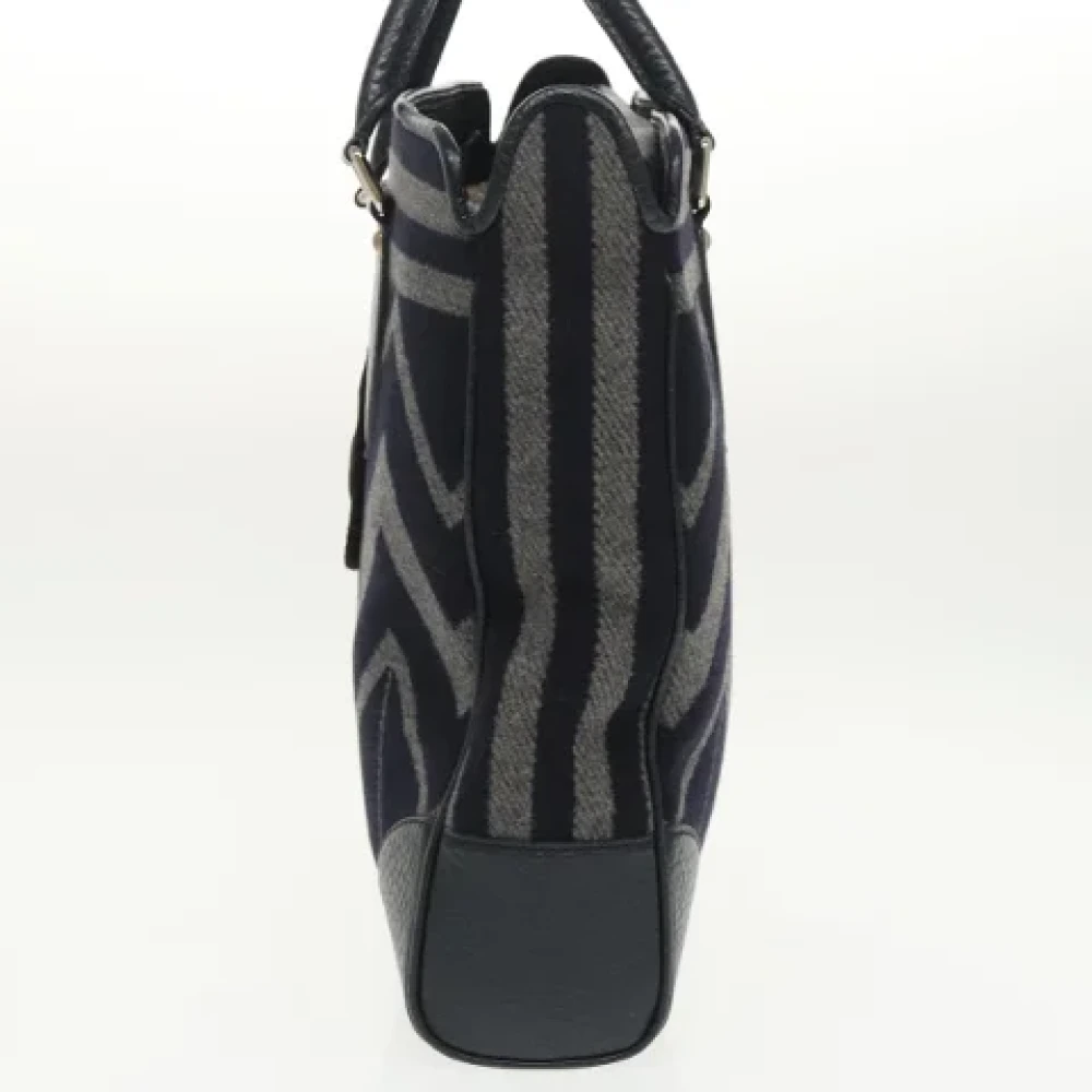Louis Vuitton Vintage Pre-owned Wool louis-vuitton-bags Black Dames