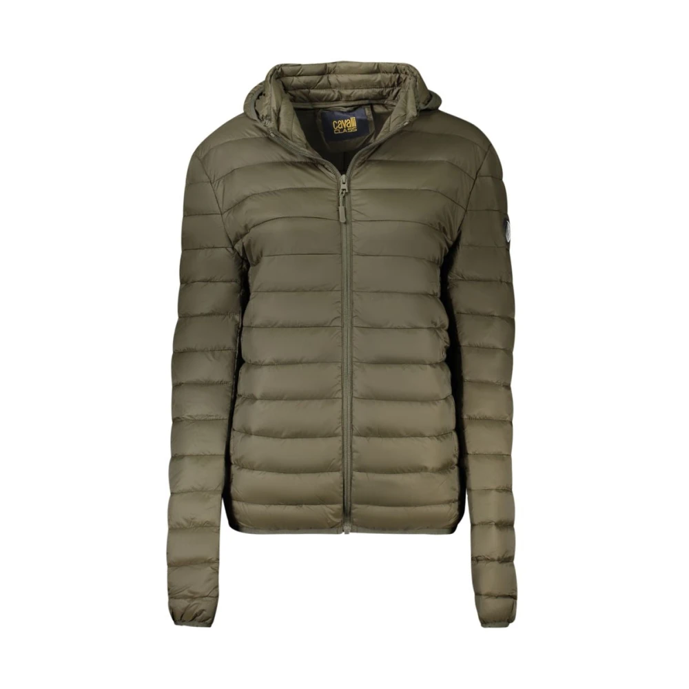 Cavalli Class , Winter Jackets, Male, Green, M, Long-Sleeved Jacket