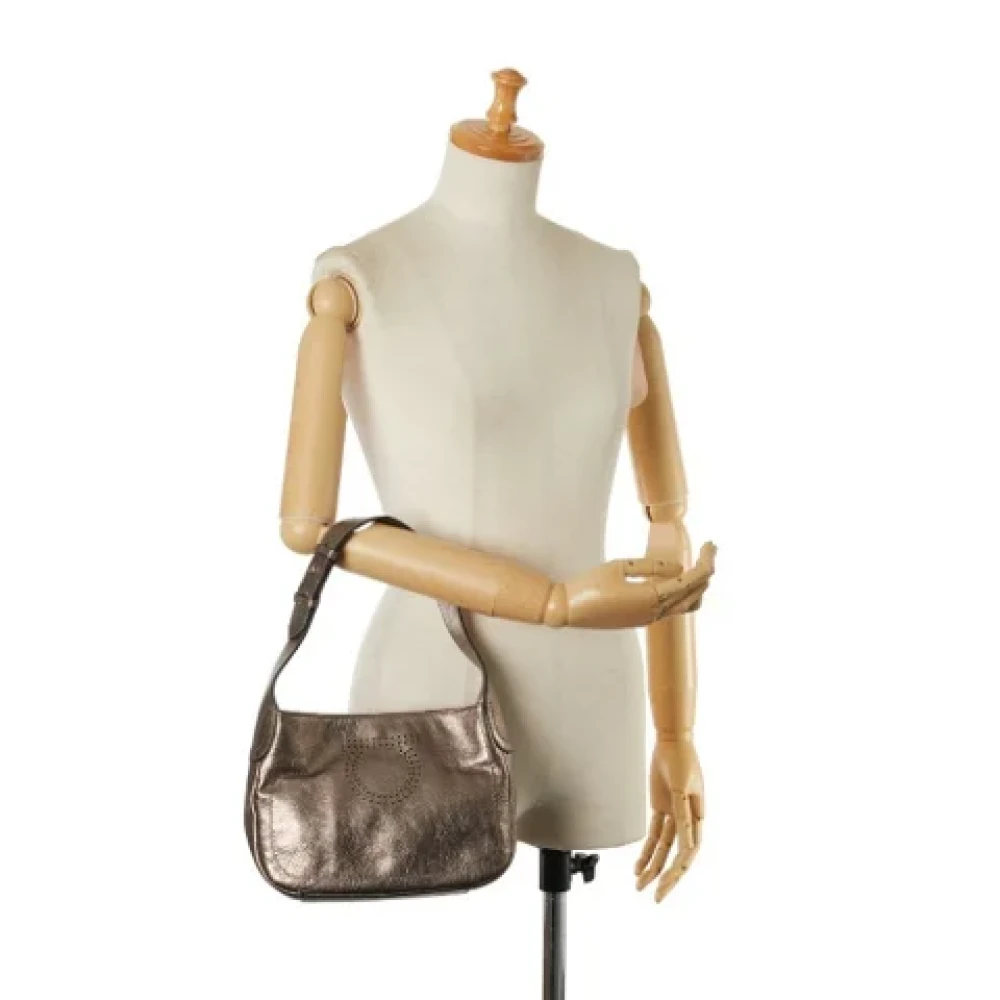 Salvatore Ferragamo Pre-owned Leather shoulder-bags Yellow Dames