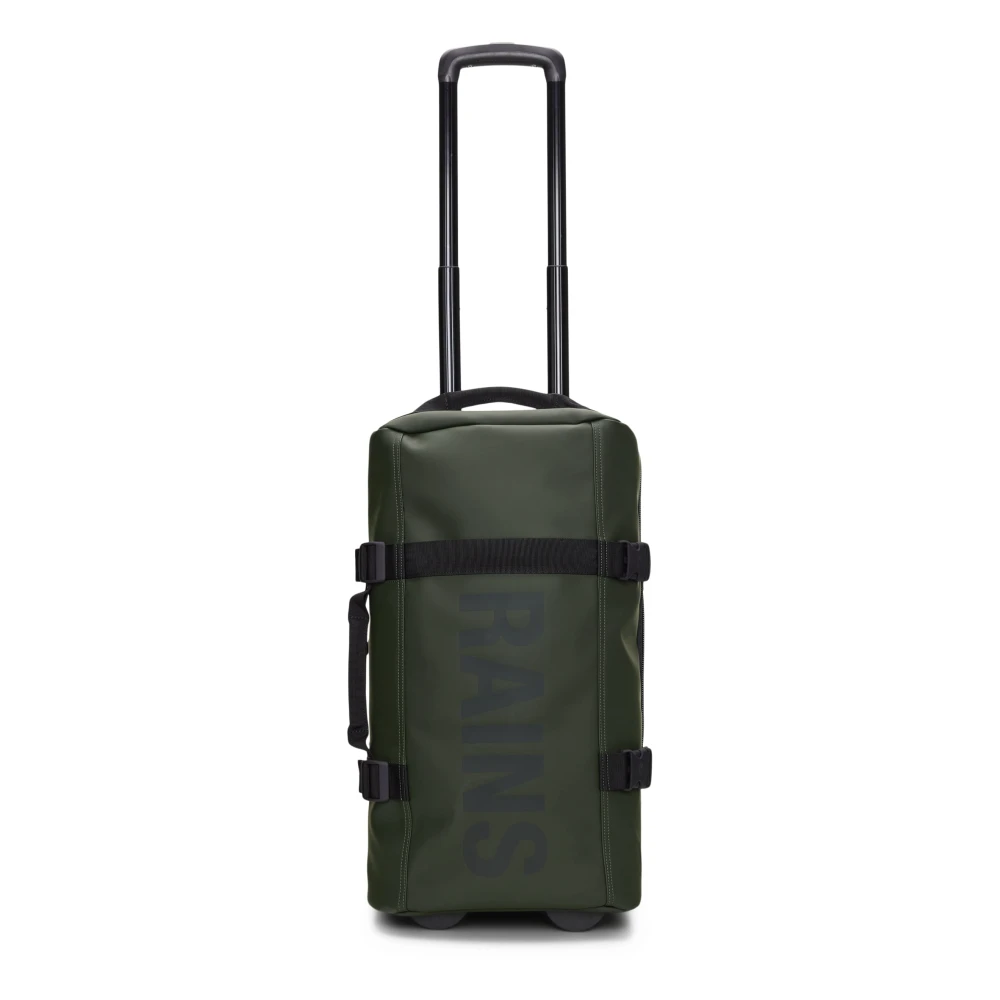 Rains Men's Green Cabin Bags, One Size, Stylish Cabin Bag With Front Pocket