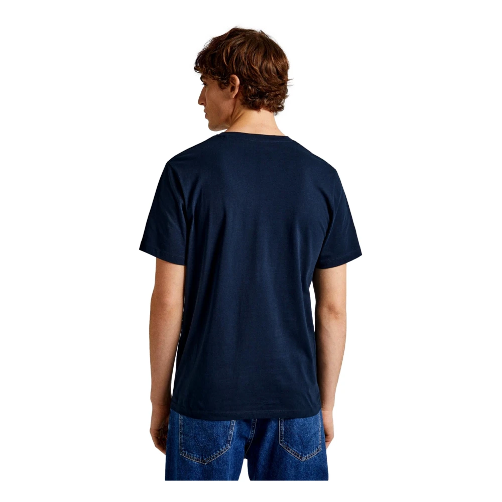 Pepe Jeans Casual Heren T-shirt Blue Heren