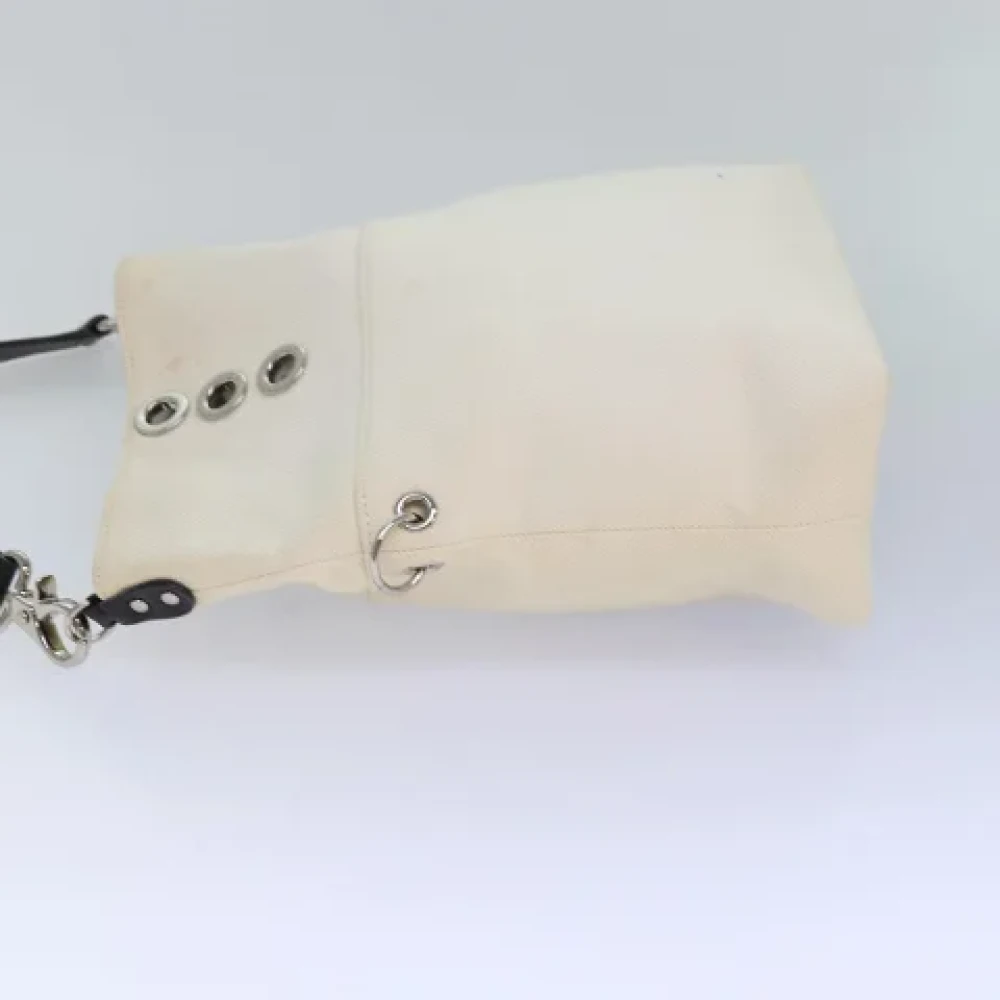 Burberry Vintage Pre-owned Canvas shoulder-bags White Dames