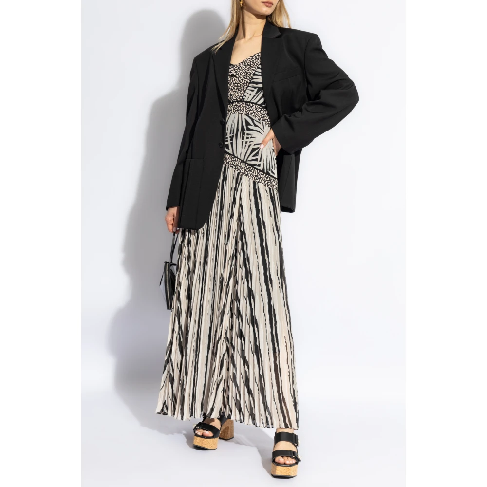 Diane Von Furstenberg Jurk met bandjes Beige Dames