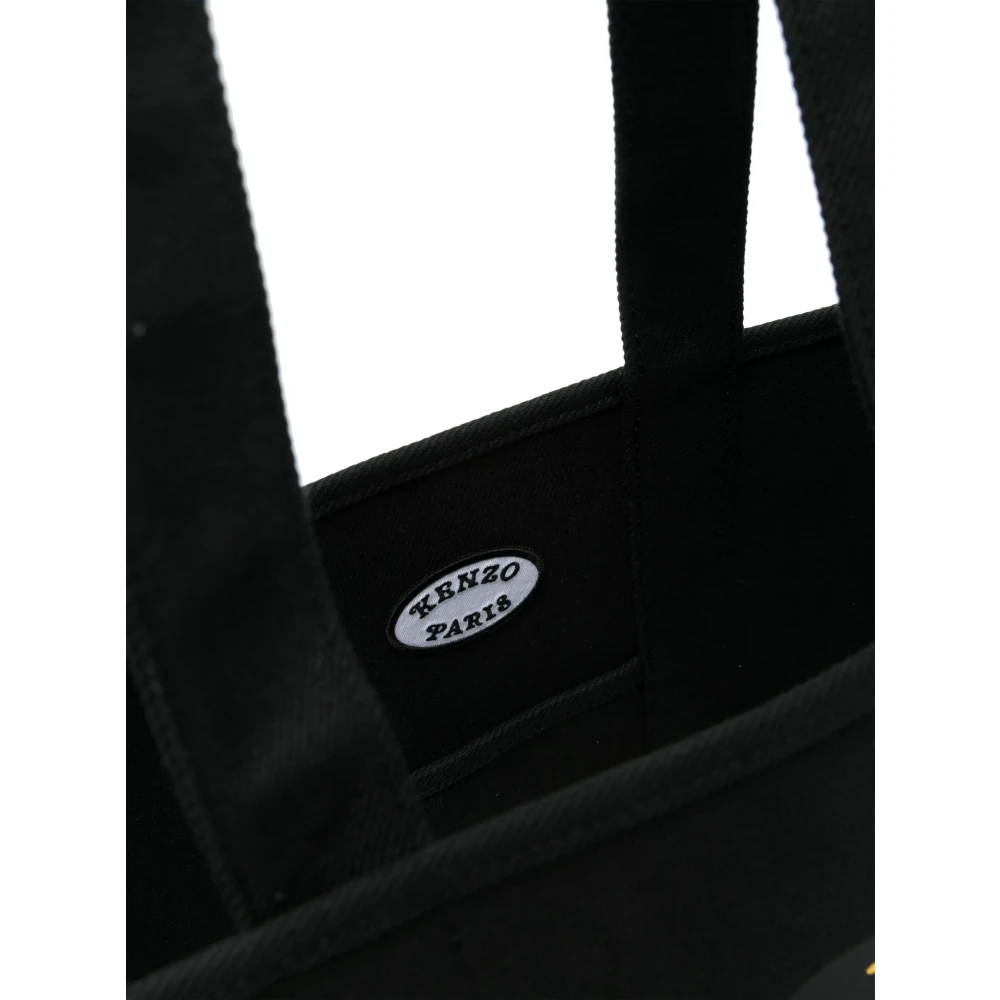 Kenzo Omkeerbare Grafische Tote Tas Black Heren