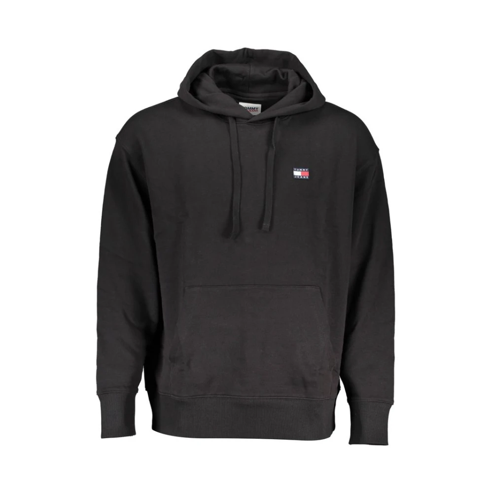 Tommy Hilfiger Men's Black Hoodie With Logo