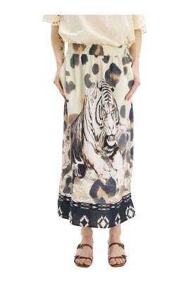 nature-print-skirt-with-elastic-waist