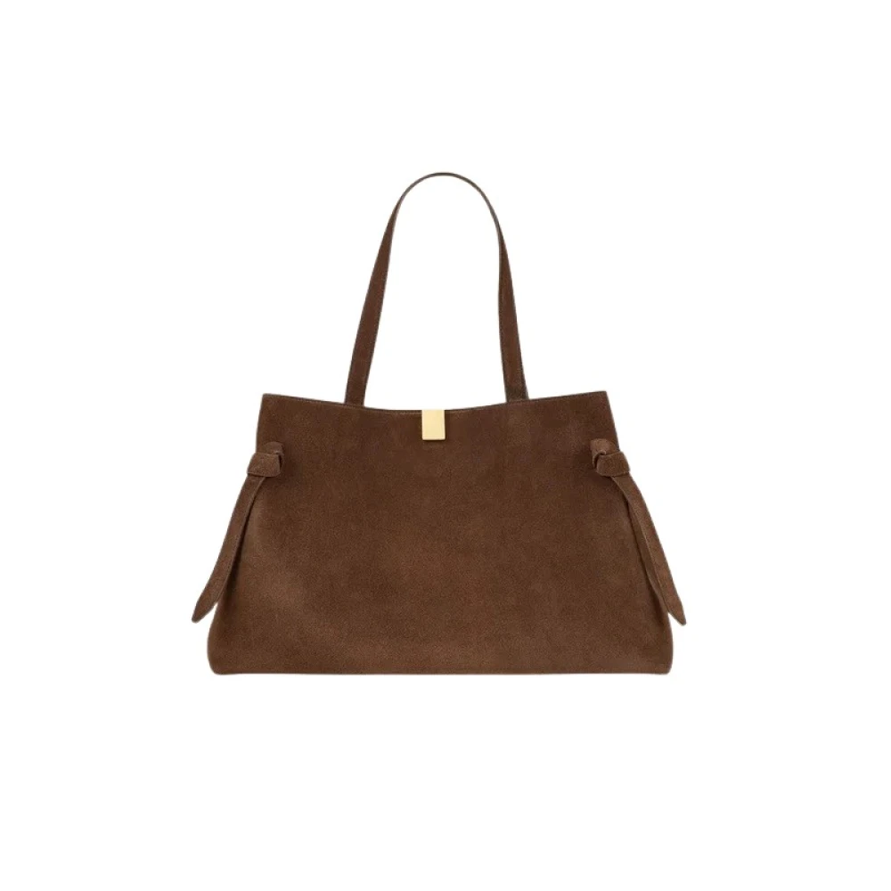 Yuzefi Women's Brown Tote Bag - Shopping Bags - One Size - Bags