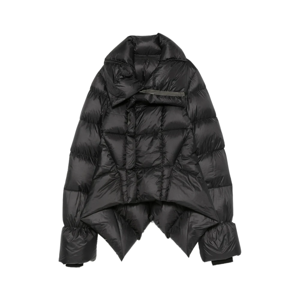 Rick Owens Donna Nero Piumino Imbottito "Naska" - Immagine 3