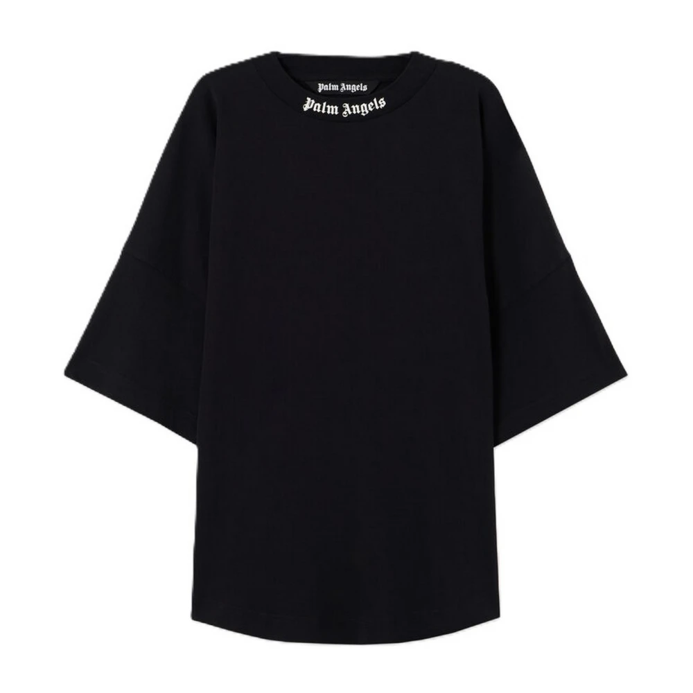 Palm Angels Men's Black T-Shirts, M, T-Shirt