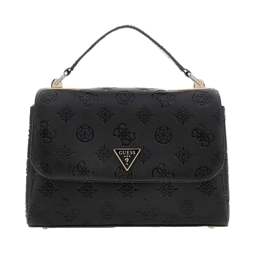 Guess Black Tisha Crossbody - Female - Handbags - One Size - Bags