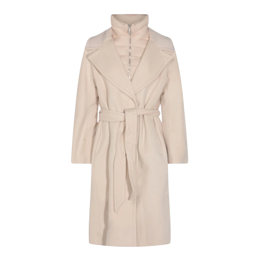 Moorer Damen Beige Mäntel, Xsgröße: