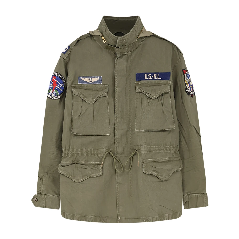 Polo Ralph Lauren Uomo Verde Cappotti, M, New,