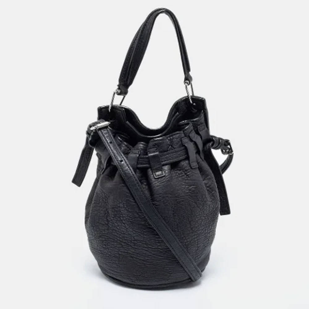 Alexander Wang Pre-owned Leather shoulder-bags Black Dames
