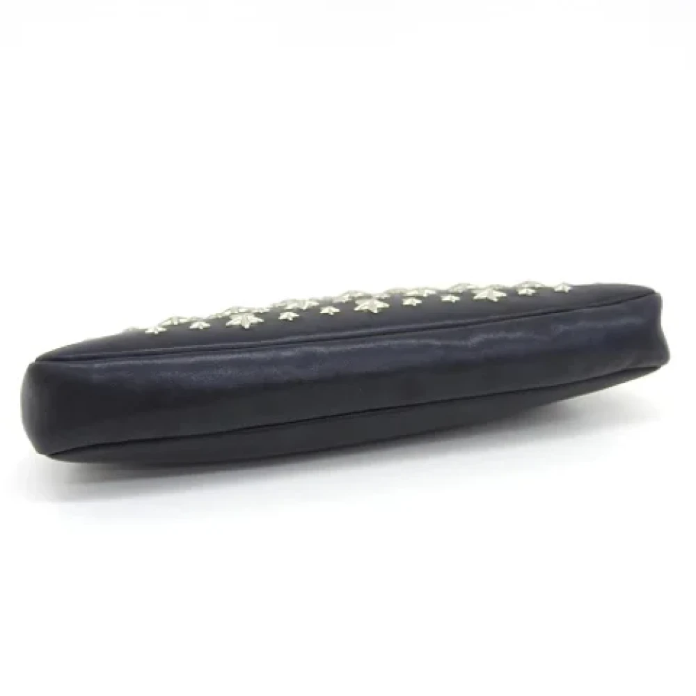 Jimmy Choo Pre-owned Leather clutches Black Dames