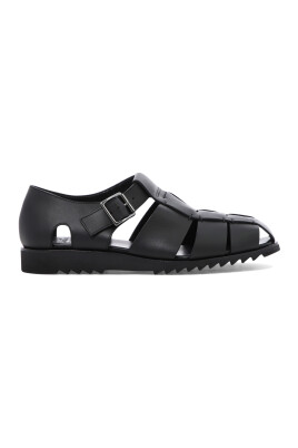 black-leather-sandals-for-men